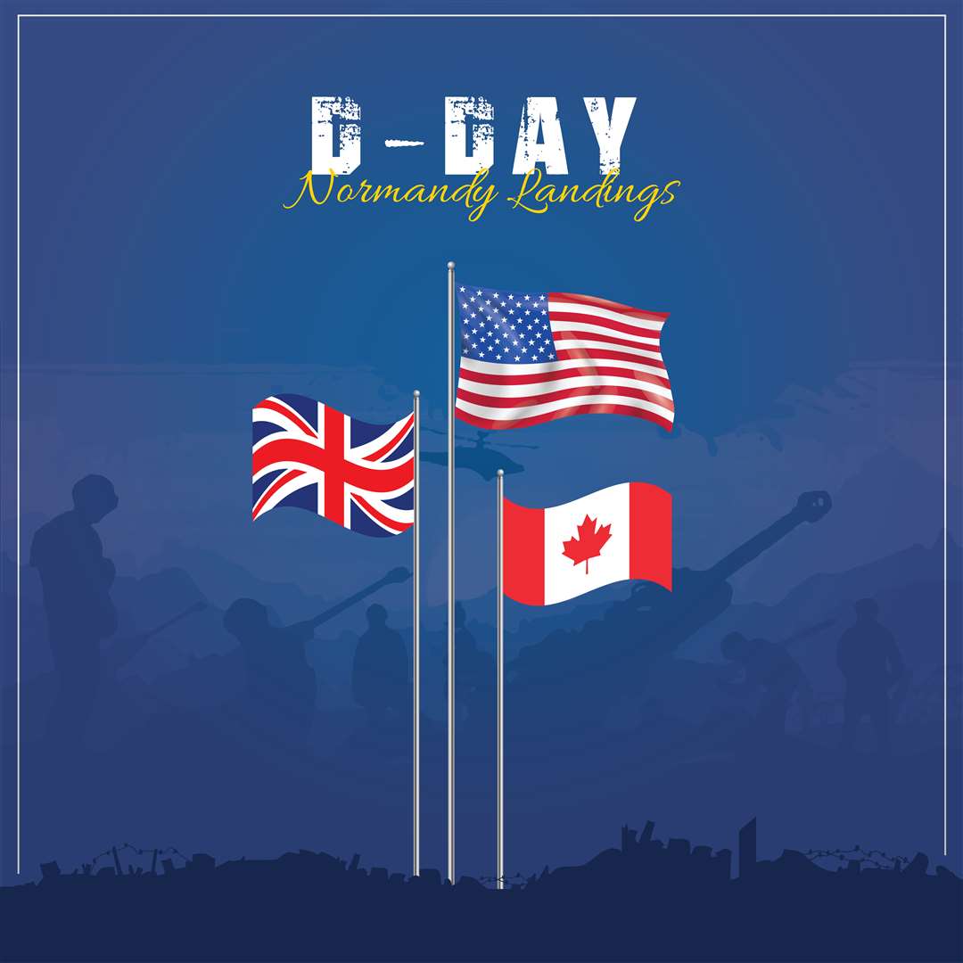 D-Day was the largest amphibious invasion in the history of warfare when the Allies used over 5,000 ships and landing craft to land more than 150,000 troops on five beaches in Normandy on June 6, 1944.