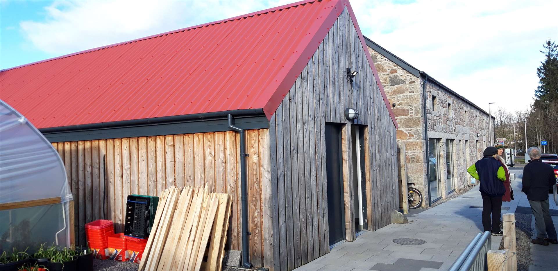 The spacious new larder is housed in a renovated storage shed sited next to KoSDT headquarters at Ardgay.