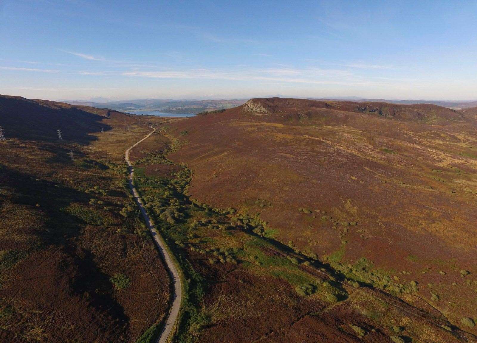 Highland Council say that the repair work planned will address only the most significant defects on the Struie Hill Road. Picture: Richard Elliott Aerial Filming