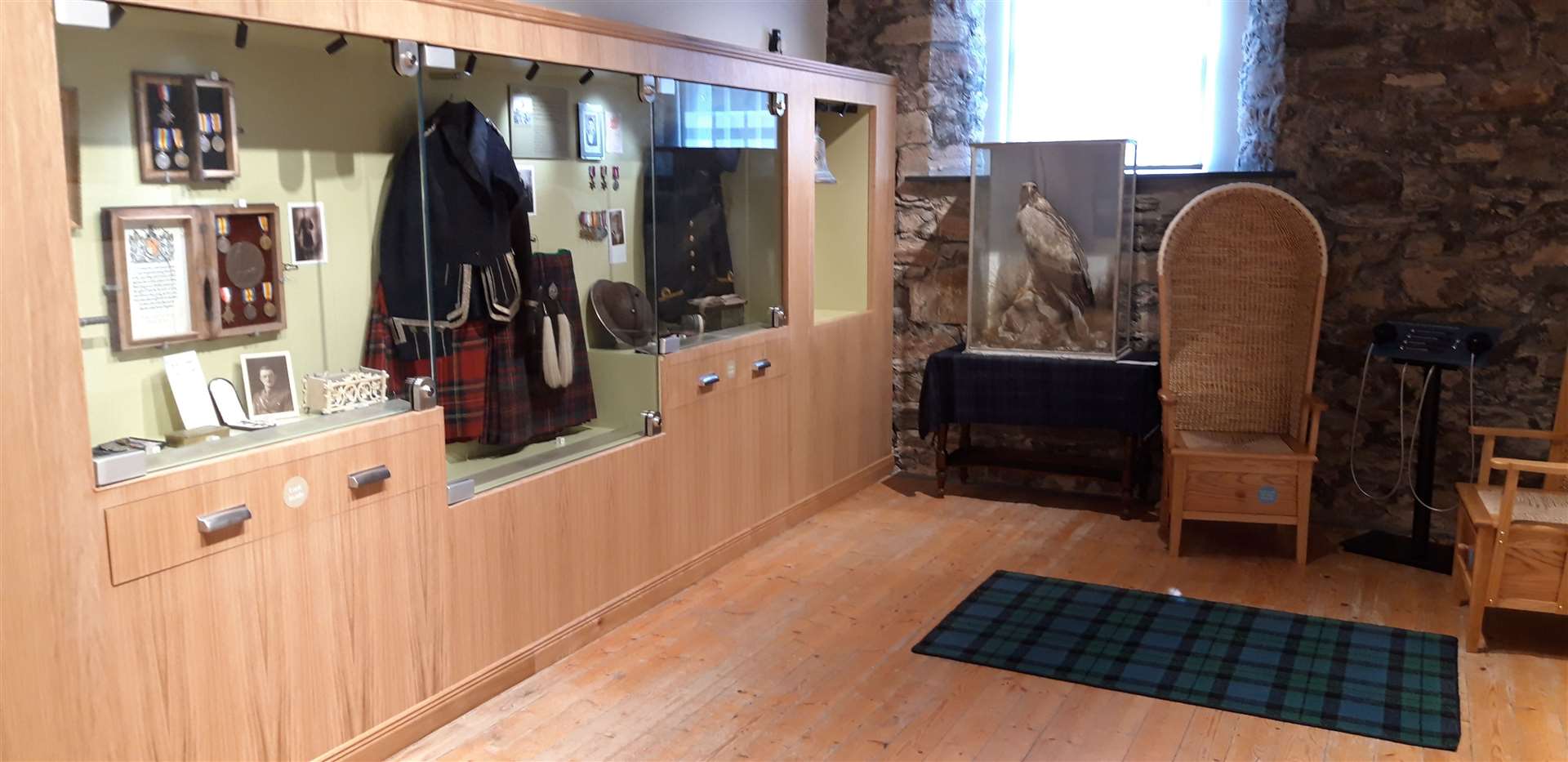 The recently upgraded Strathnaver Museum.