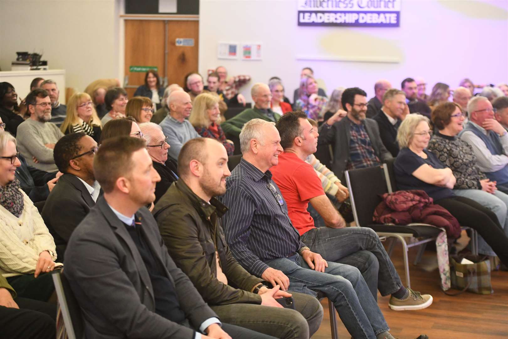 A capacity audience of around 200 turned out for the debate. Picture: James Mackenzie