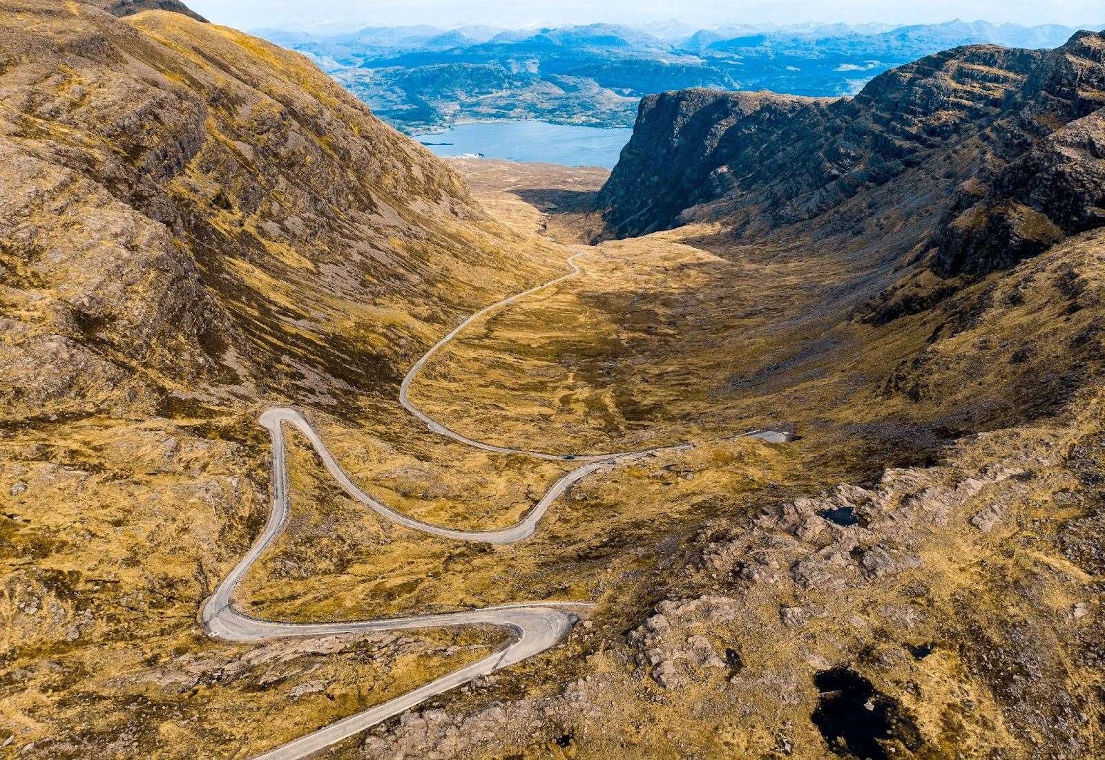 Bealach na Bà en Wester Ross es nombrada entre las 10 carreteras más peligrosas del mundo