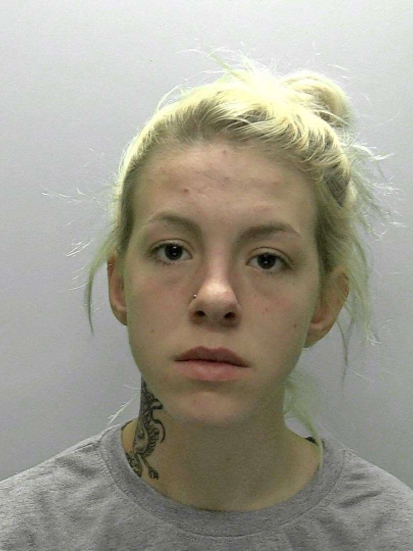Tia Taylor, 22, received a three-year prison sentence for manslaughter and perverting the course of justice following the death of Michael Riddiough-Allen (Devon and Cornwall Police/PA)