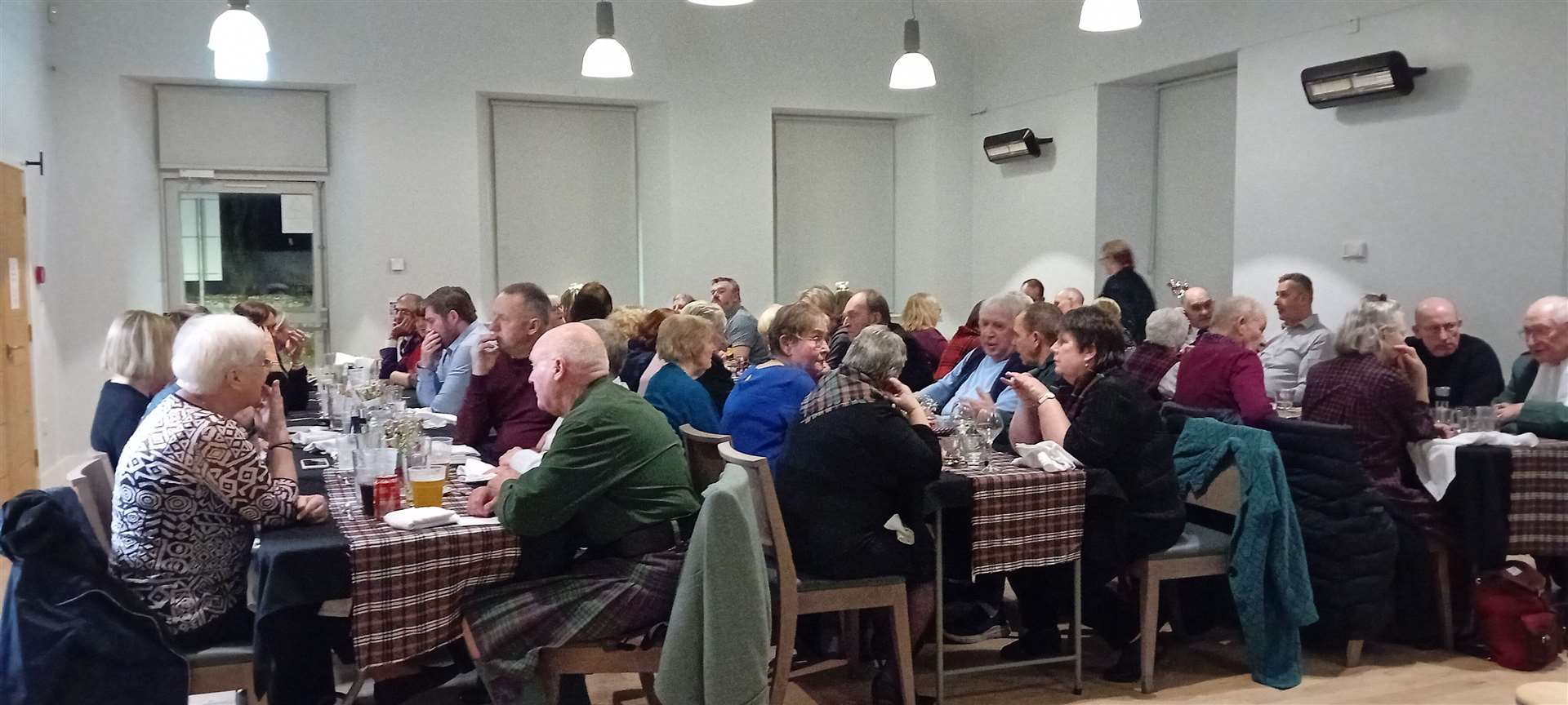 The Burns supper held at the Old School, Embo, was a sell-out.