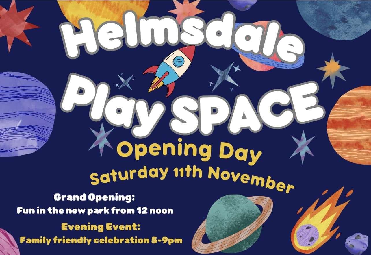 Planowane jest wielkie otwarcie wartego 150 000 funtów parku zabaw o tematyce kosmicznej w Helmsdale