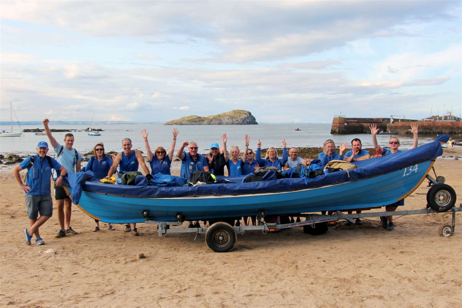 A squad of 14 Golspie rowers made the journey to East Lothian. Picture: David Richardson