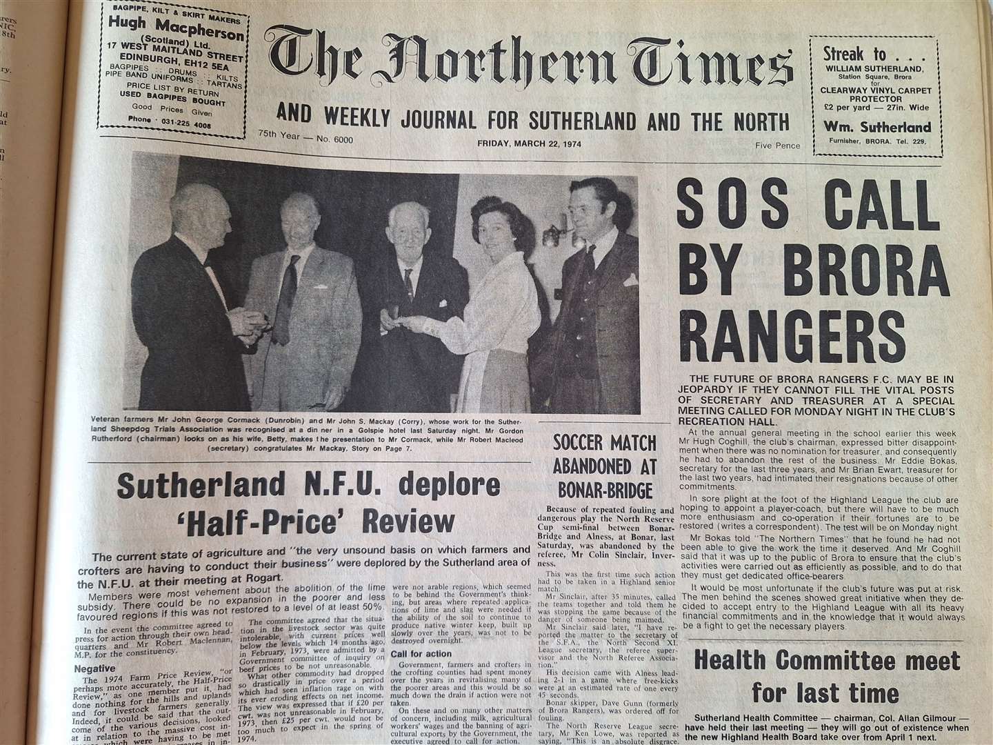 The edition of March 22, 1974.
