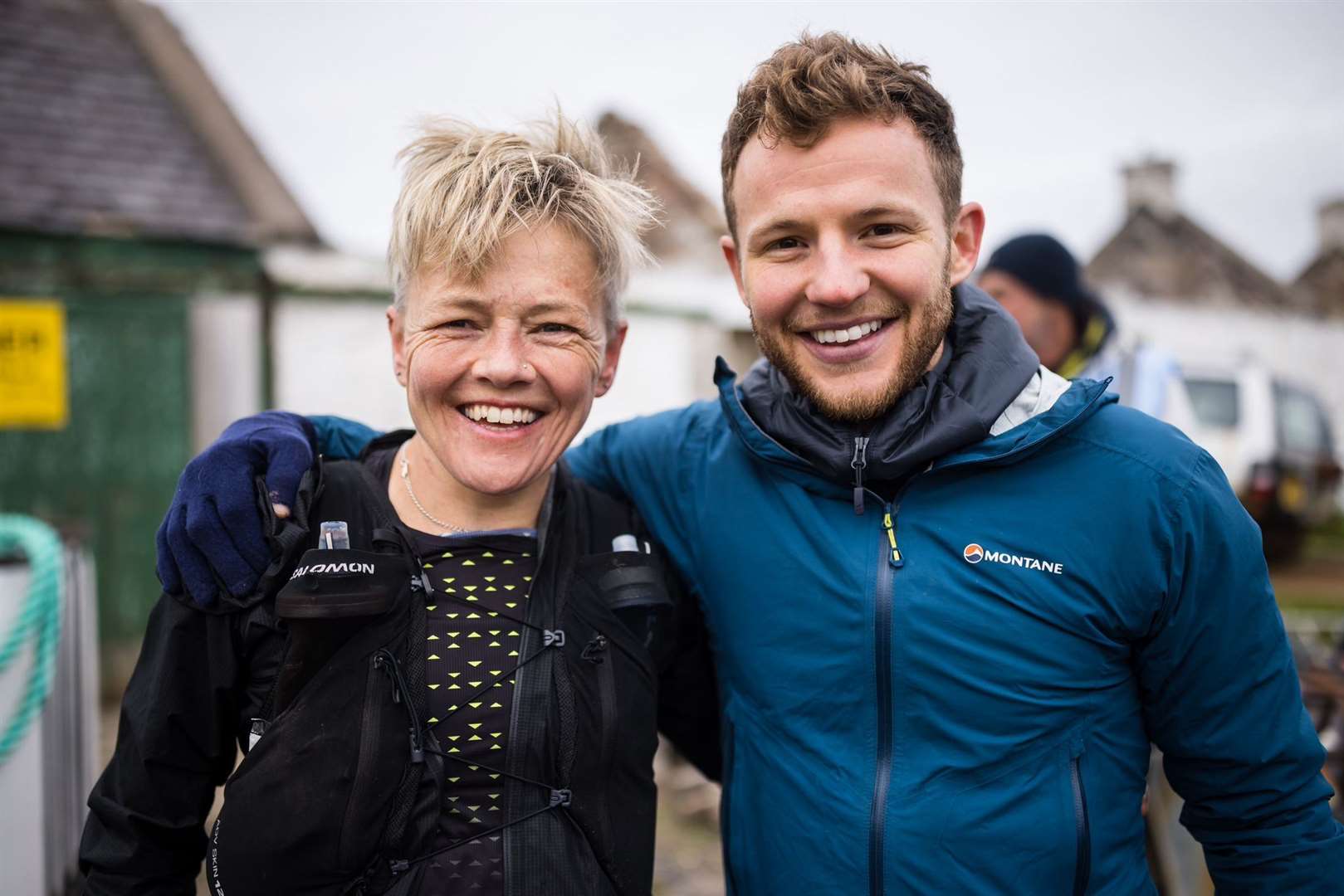 Jo Meek and David Parrish, winners of the Cape Wrath Ultra 2023. Picture: ©Cape Wrath Ultra® | No Limits Photography