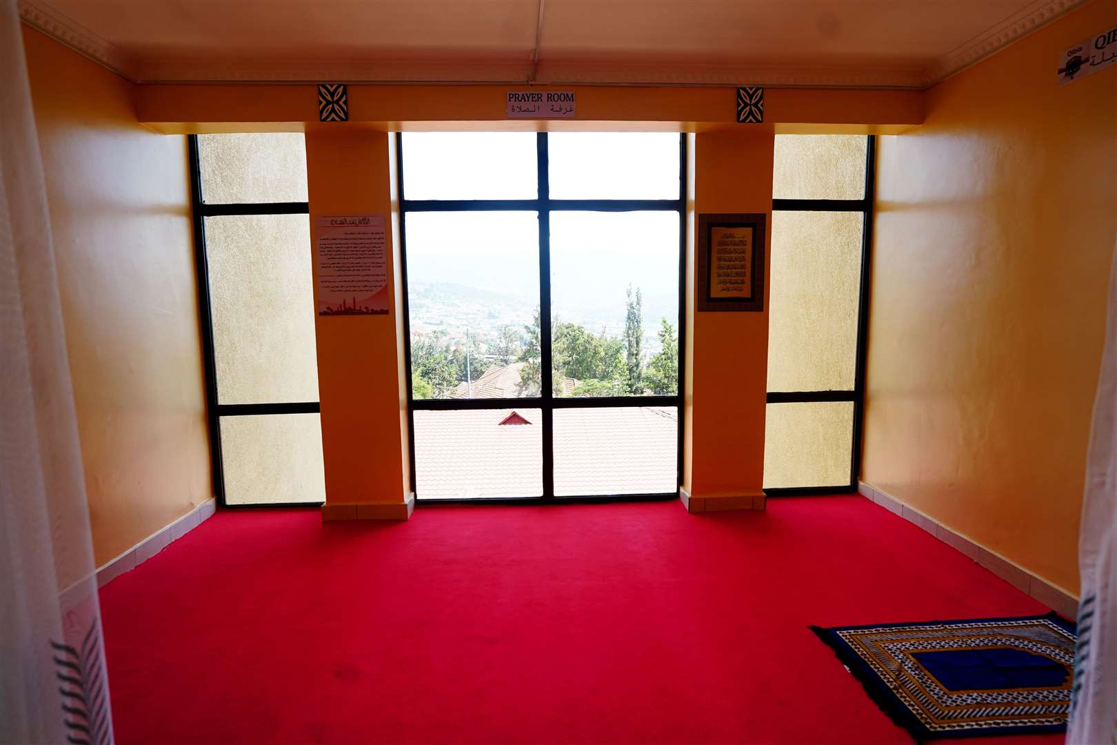A prayer room at the Hope Hostel in Kigali, Rwanda (Victoria Jones/PA)