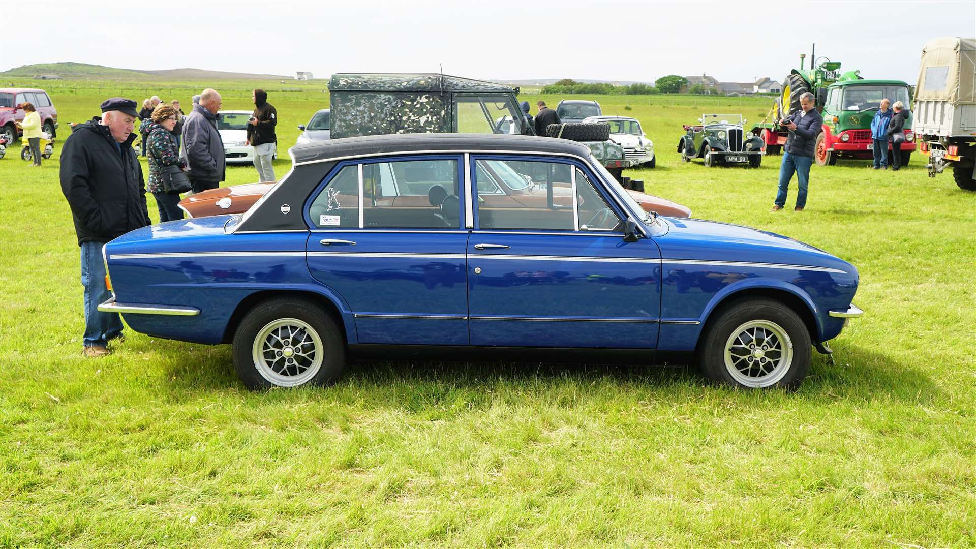 Many classics had been well polished up for the popular event. This 1975 Triumph Dolomite Sprint is owned by Stephen Jappy from Dornoch. Picture: DGS
