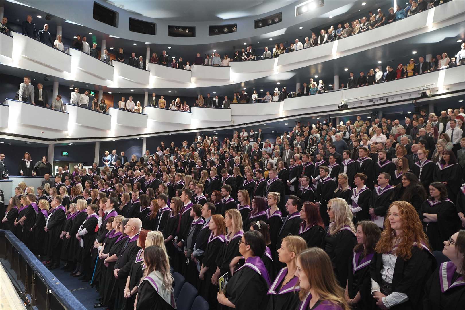 Inverness College UHI graduation ceremony, Empire Theatre at Eden Court Theatre on October 4, 2018.