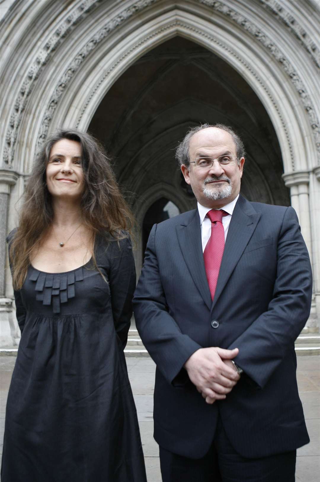 Sir Salman Rushdie and his former wife Elizabeth in 2008 (Johnny Green/PA)