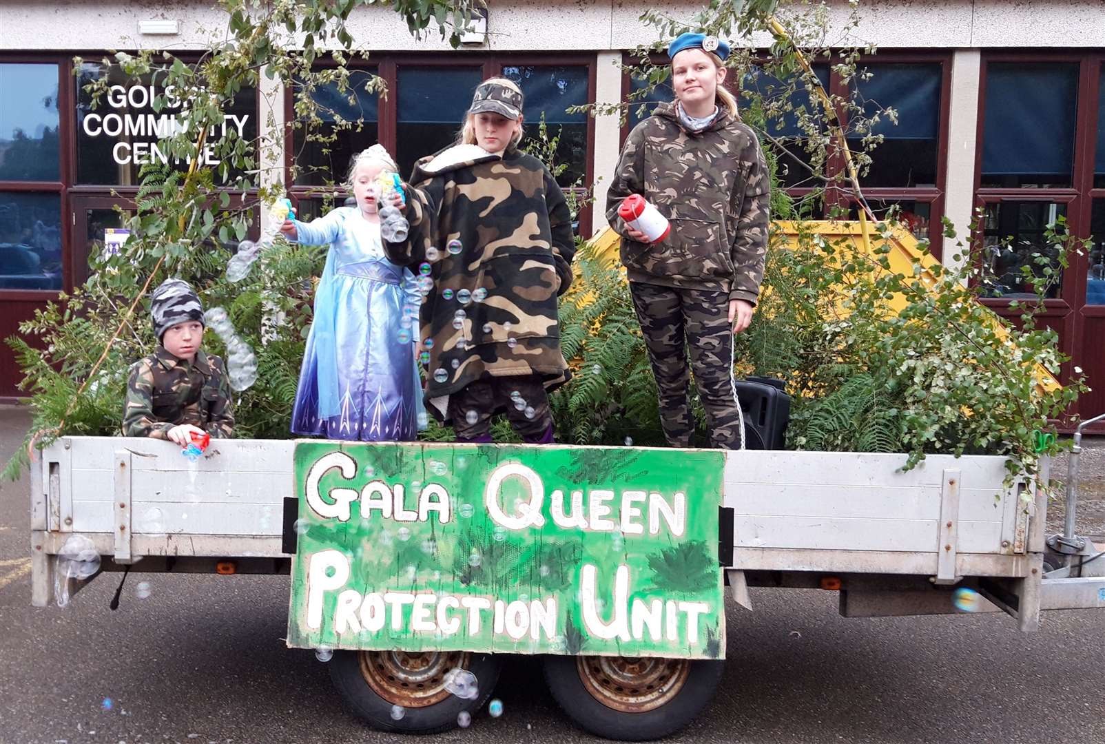 Gala Queen Protection Unit float.