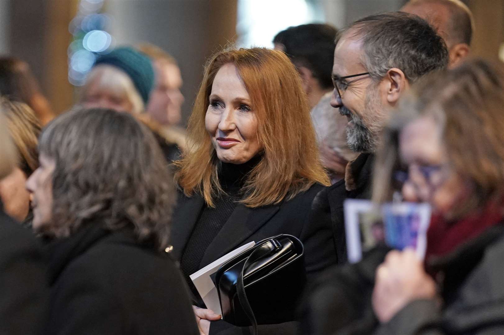 Author JK Rowling was among the congregation at the service (Andrew Milligan/PA)