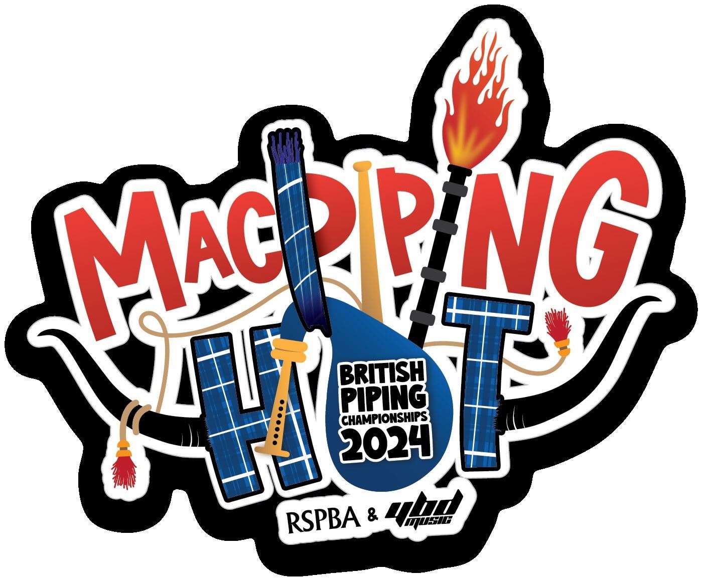 MacPiping Hot Forres' new logo.