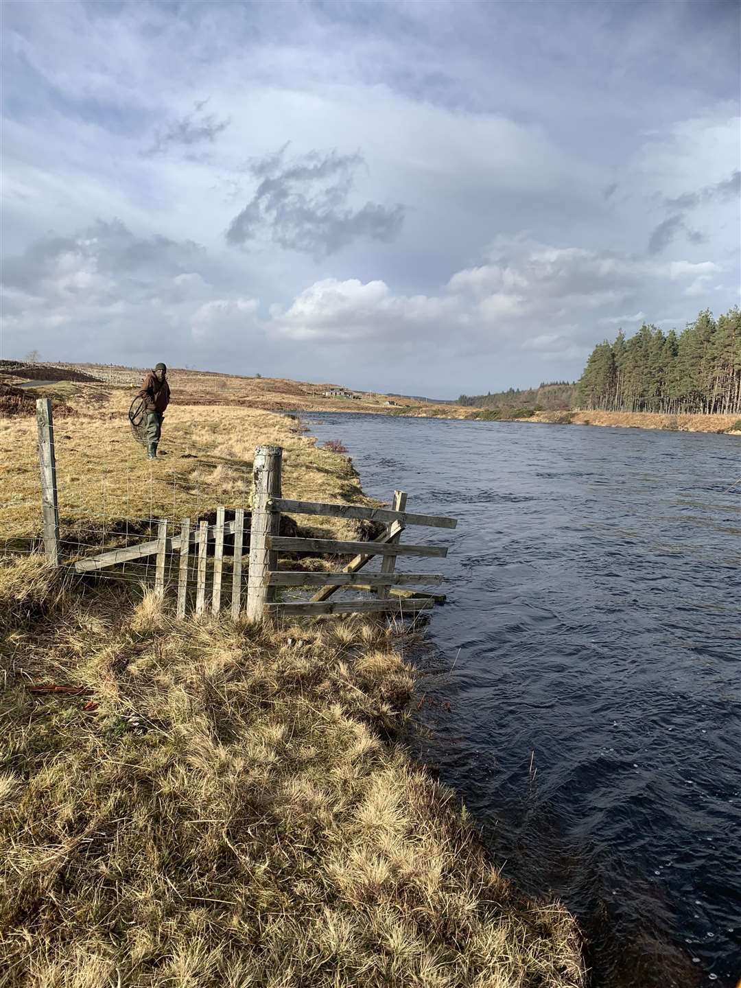 The River Naver flows 18 miles from Loch Naver to the sea at Bettyhill.