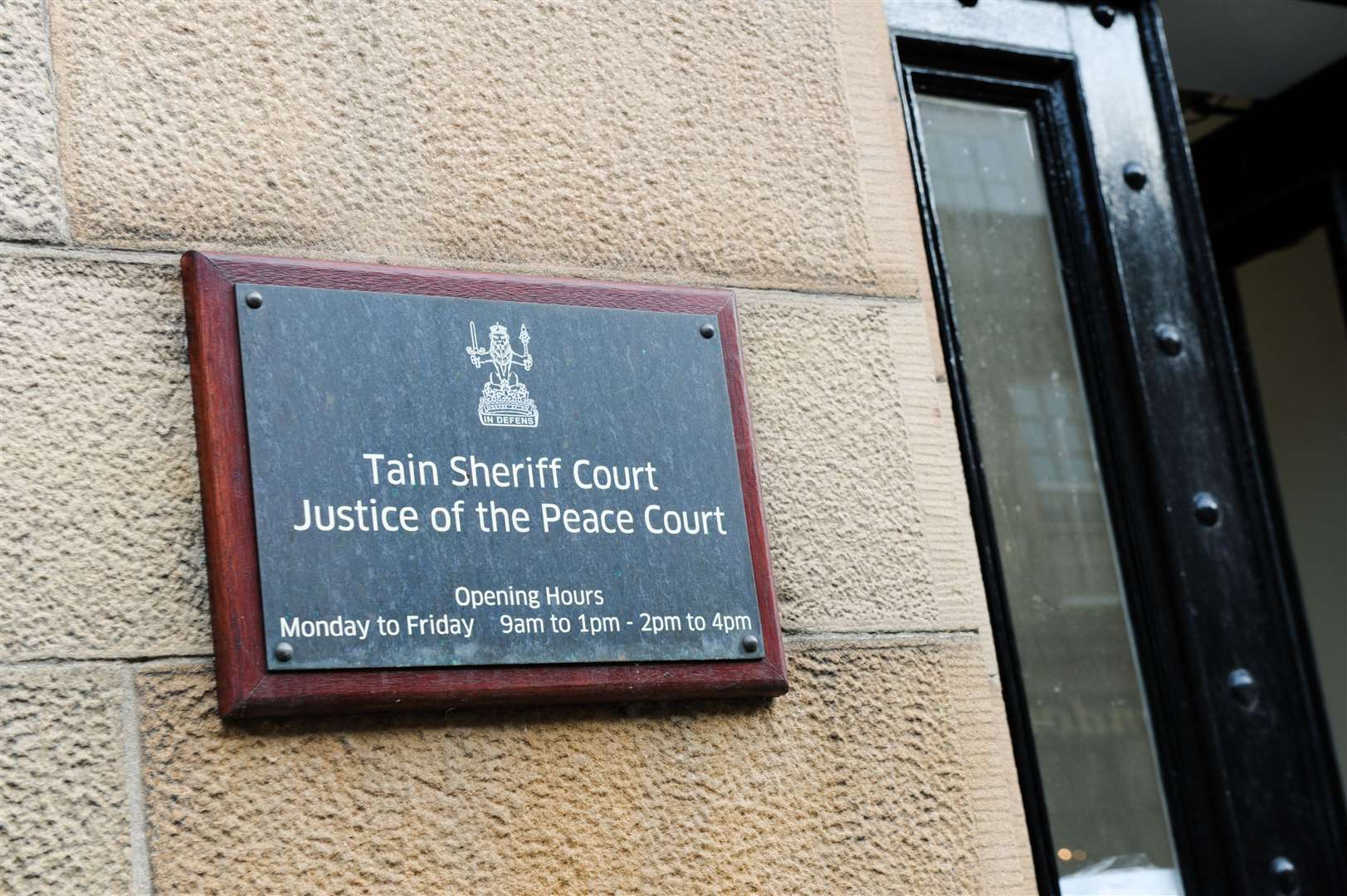 The case called at Tain Sheriff Court today.