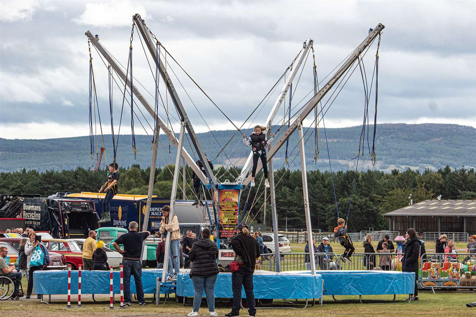 There was plenty for everyone to do on the day, including rides for the kids. Photo: Niall Harkiss