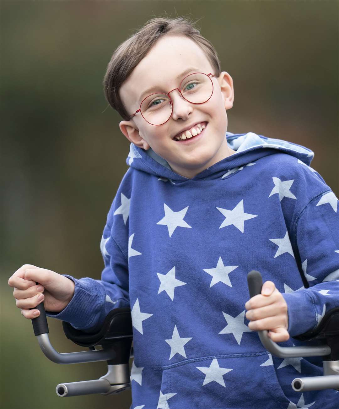 Eleven-year-old fundraiser Tobias Weller at his home in Sheffield, Yorkshire (PA)