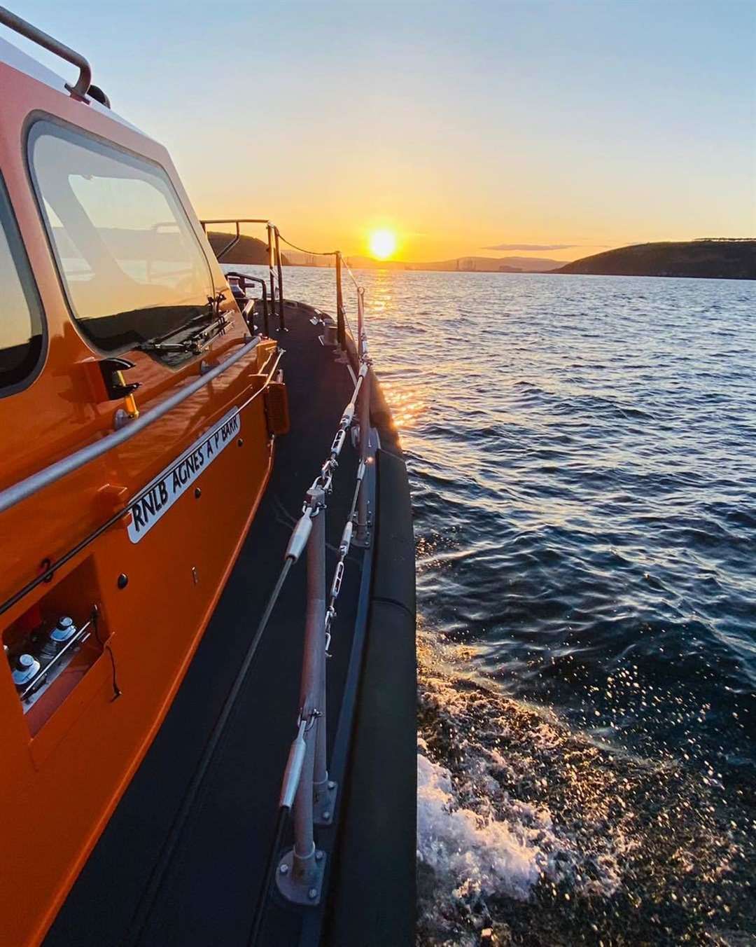 Agnes AP Barr has been on active duty at Invergordon now for three months. Picture: RNLI Invergordon