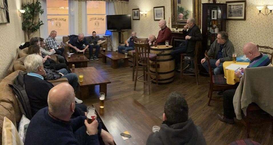 St Duthus walking football club held their second annual general meeting at the Royal Hotel.