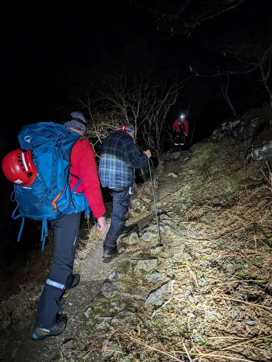 Assynt Mountain Rescue Team were called out on Sunday night to go to assist a walker.