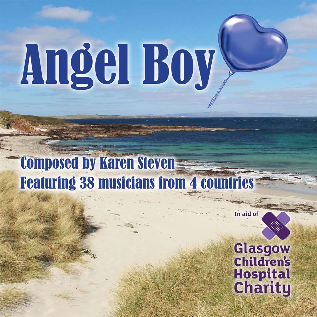 The CD-style cover for the Angel Boy tune.