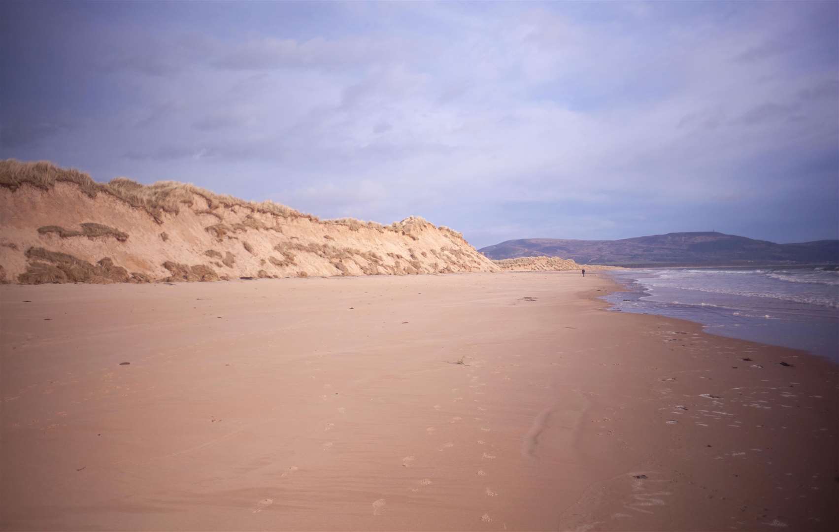 A high dune cliff is said to now extend north from the Embo slipway to near the mouth of Loch Fleet. Picture: Not Coul