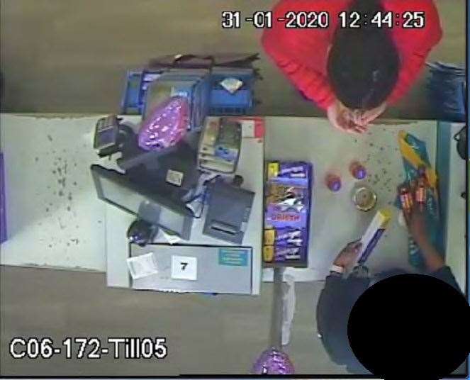 Sudesh Amman buying items from Poundland on January 31 2020 which he used in his fake suicide belt (Metropolitan Police/PA)