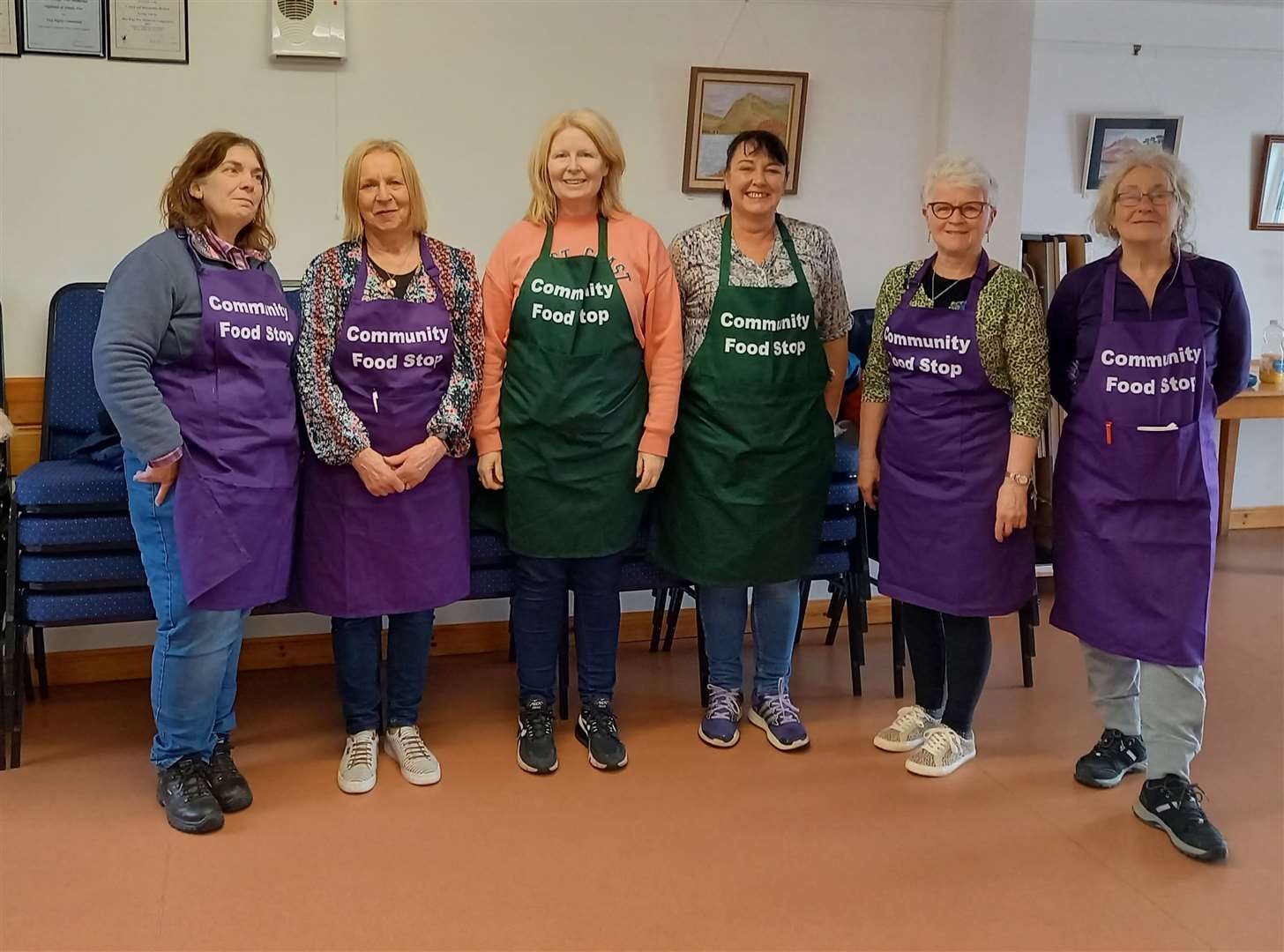 Volunteers put on their aprons again for the first time in two years.