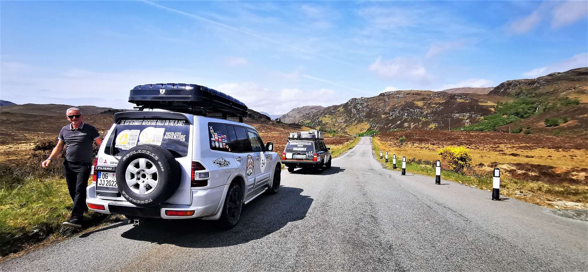 There are 75 rally teams involved in the adventure from all over Europe.