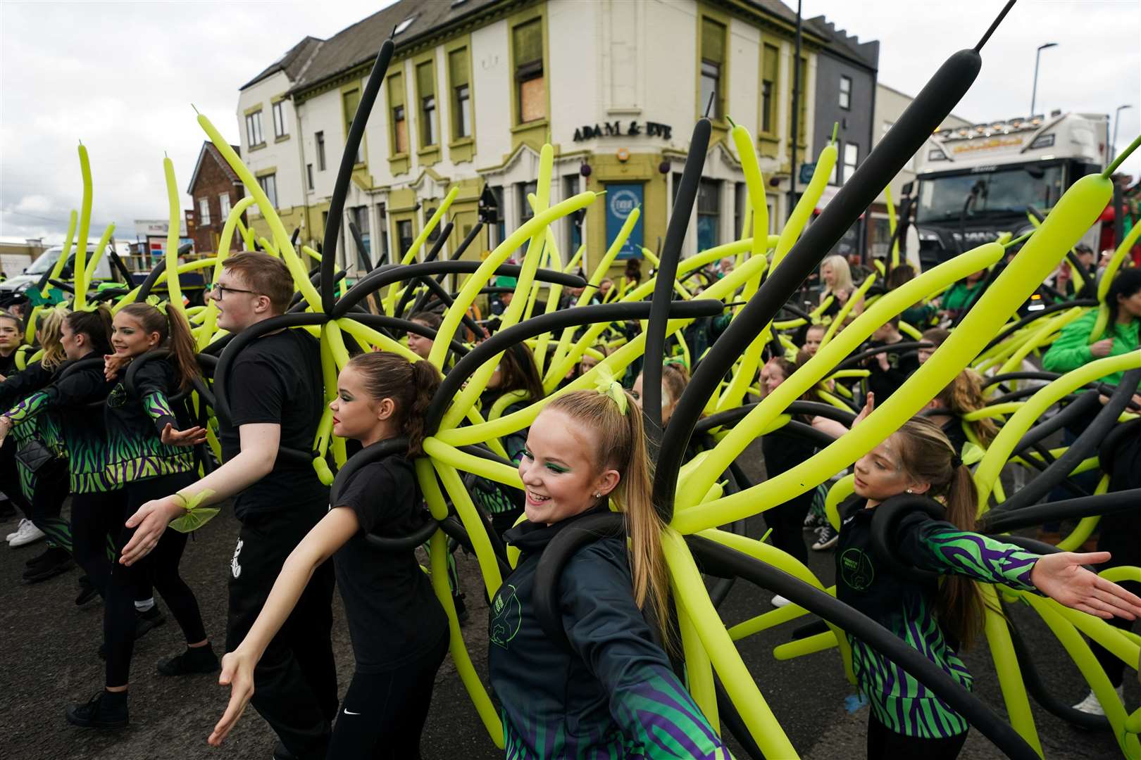 Young people were among those taking part in the Birmingham event (Jacob King/PA)
