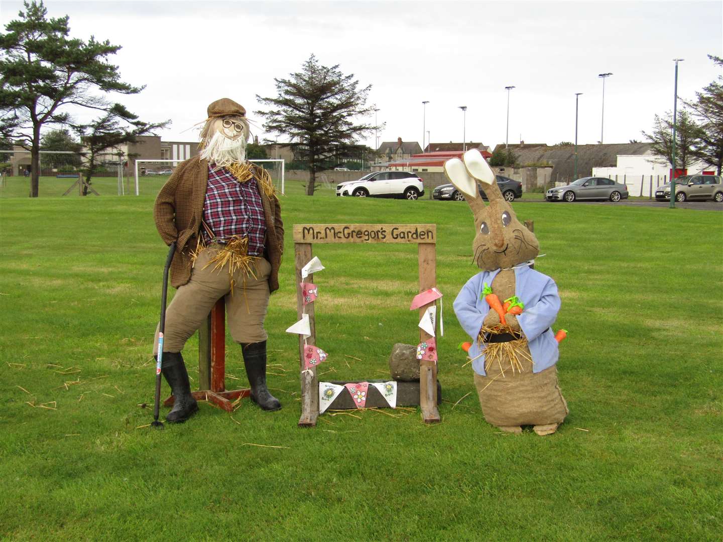 The overall winner of Brora Scarecrow Festival 2019 was Peter Rabbit and Mr McGregor's Garden by floral group Brighter Brora.