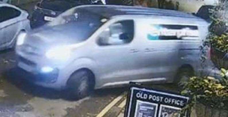 Police are hoping to trace occupants of the van as possible witnesses (Merseyside Police/PA)