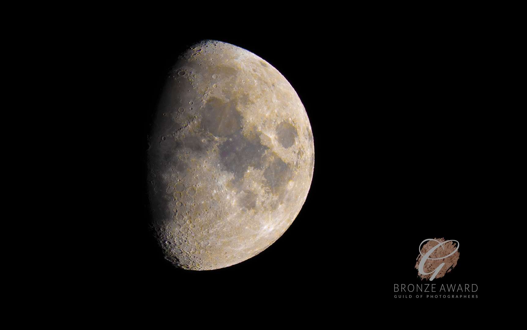 Our nearest neighbour, the moon. This is a single shot captured with my mirrorless camera and a 500mm lens and received a Bronze Award from the Guild of Photographers. Graham said: "The moon is not as easy a target as you may think. It is very bright with huge contrast against the night sky and this needs to be considered when selecting the exposure. " I edited this image in Photoshop and accentuated the colours of the moon stemming from the minerals spread across the surface from meteor strikes."