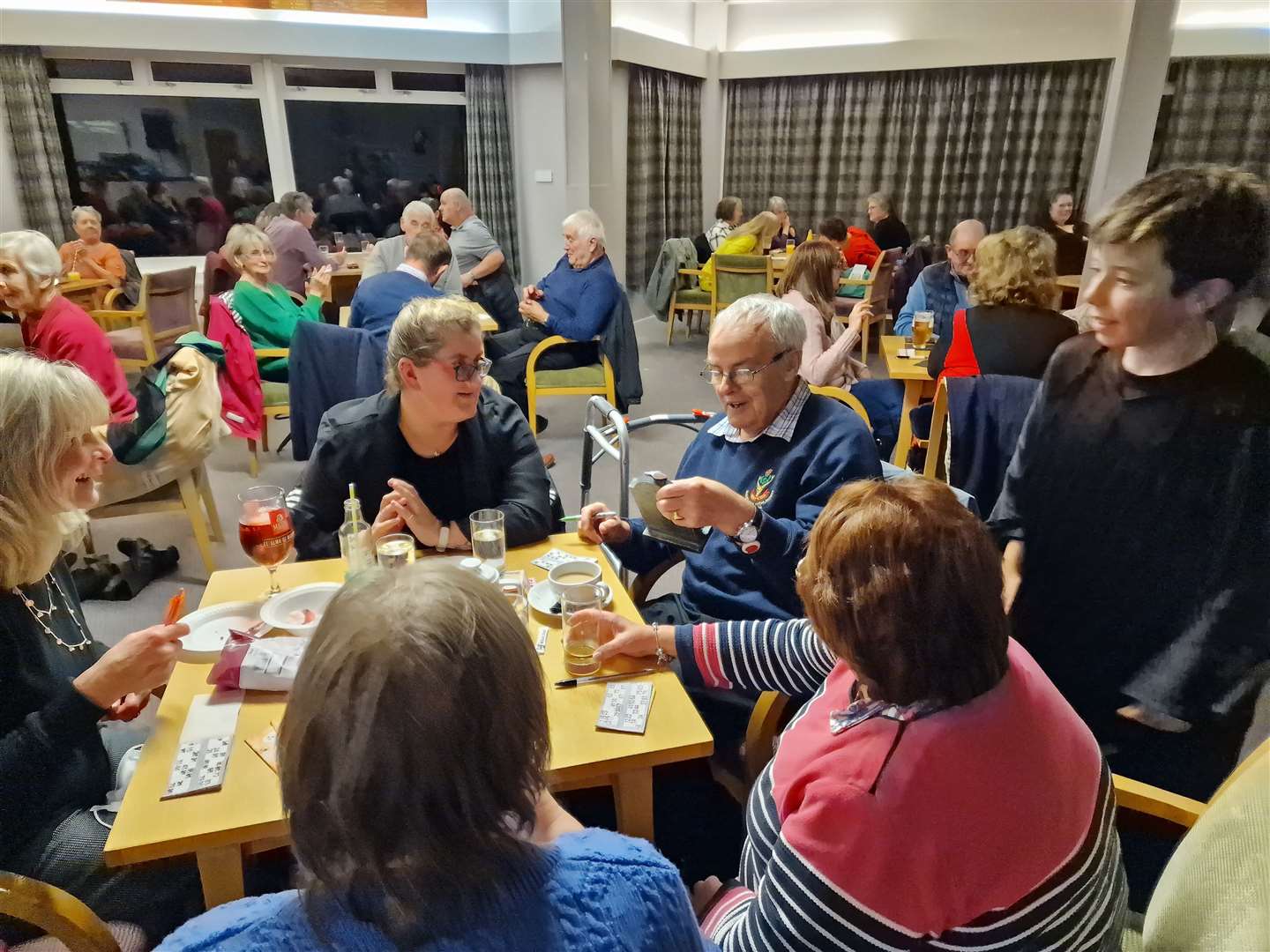 There was a full house for the bingo and quiz night.