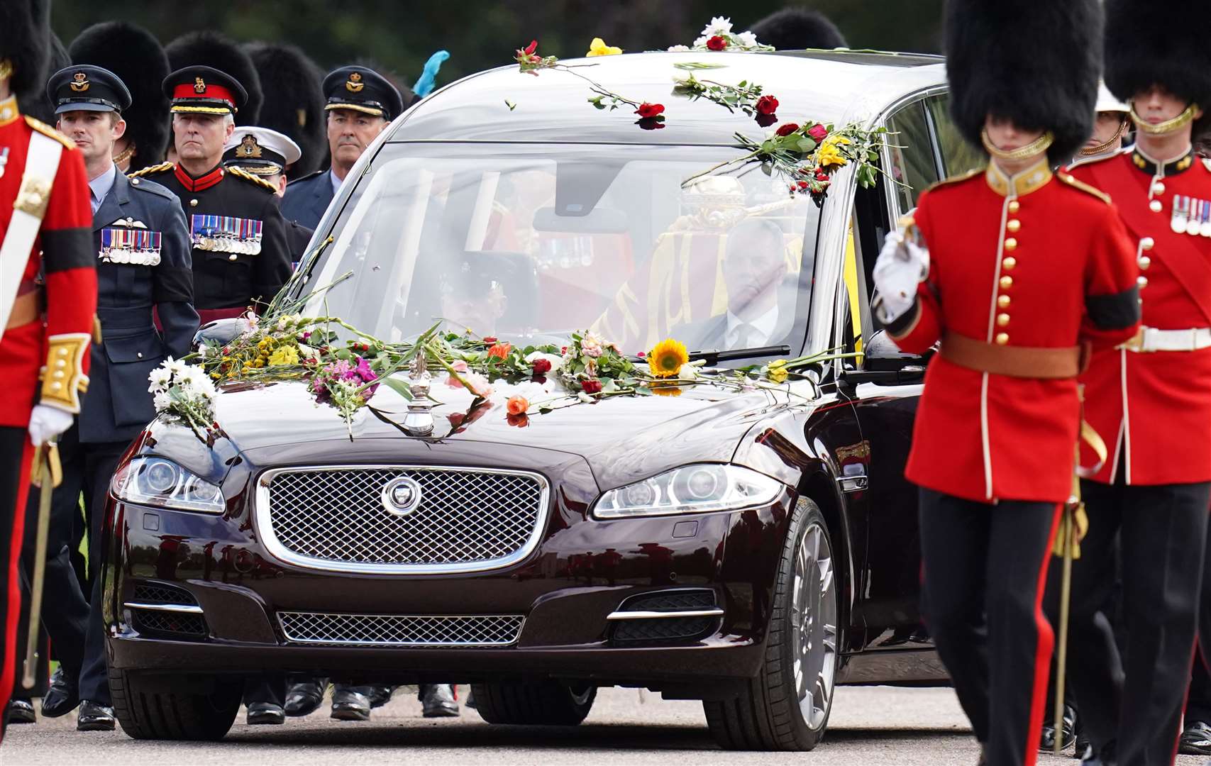 Jamie Stone paid his own respects to Queen Elizabeth II ahead of her state funeral on Monday. Picture: PA Rota
