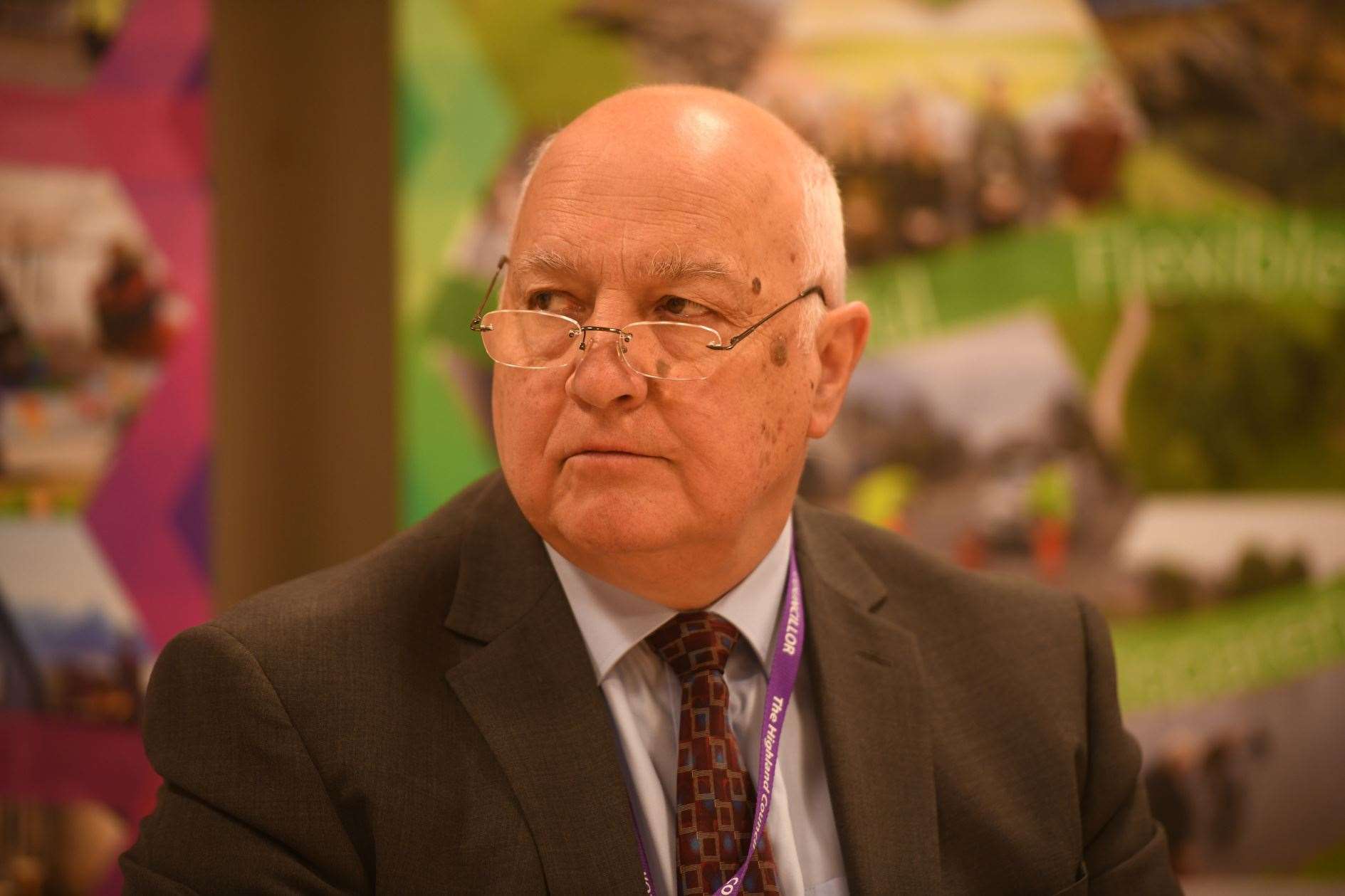 Bill Lobban, Highland Council convener. Picture: James Mackenzie.