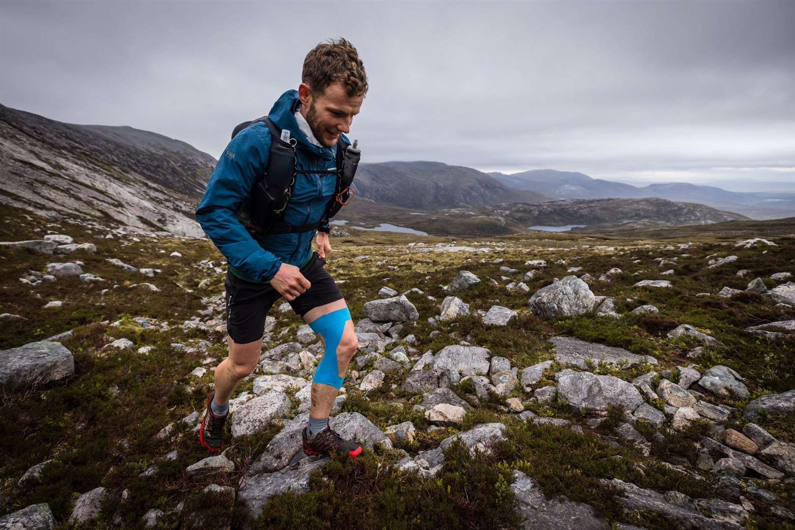 David Parrish in action on day seven of the Cape Wrath Ultra 2023. Picture: ©Cape Wrath Ultra® | No Limits Photography