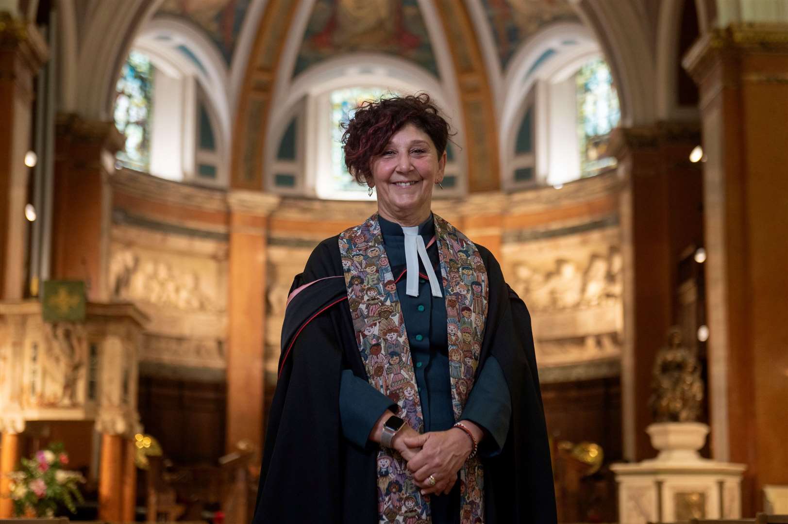 The Moderator of The Church of Scotland the Rt Rev Sally Foster-Fulton.