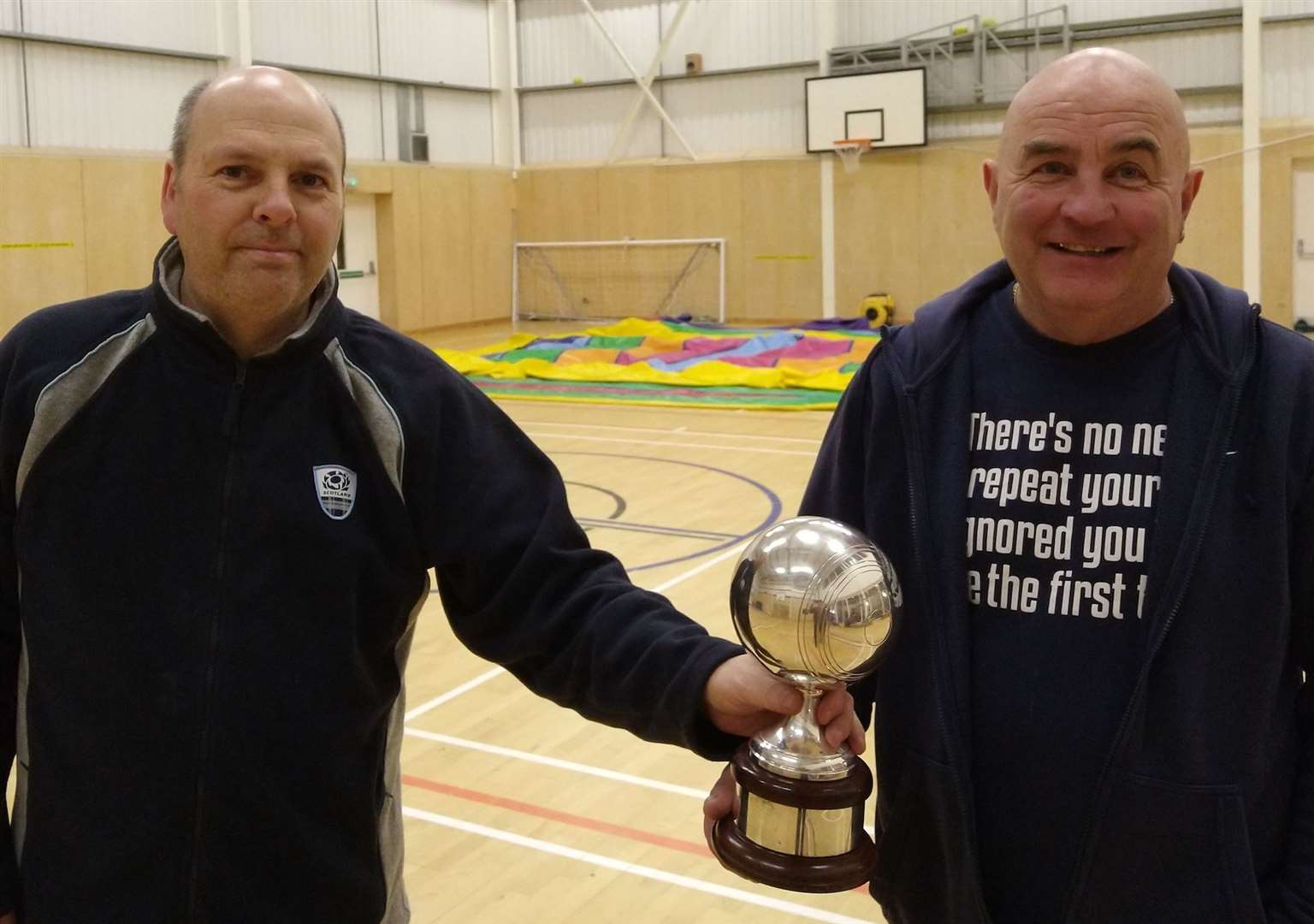 Assynt Bowling Club Gary Marris Trophy winner for 2019-20. Robert Taylor