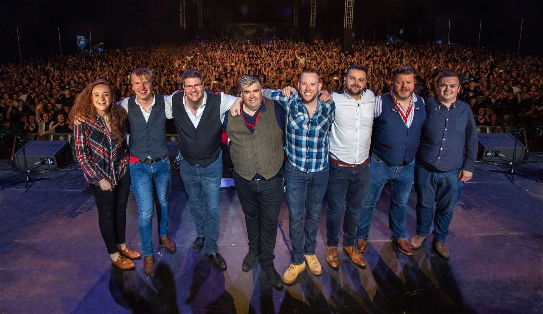 Skipinnish after they played in Inverness in 2019.