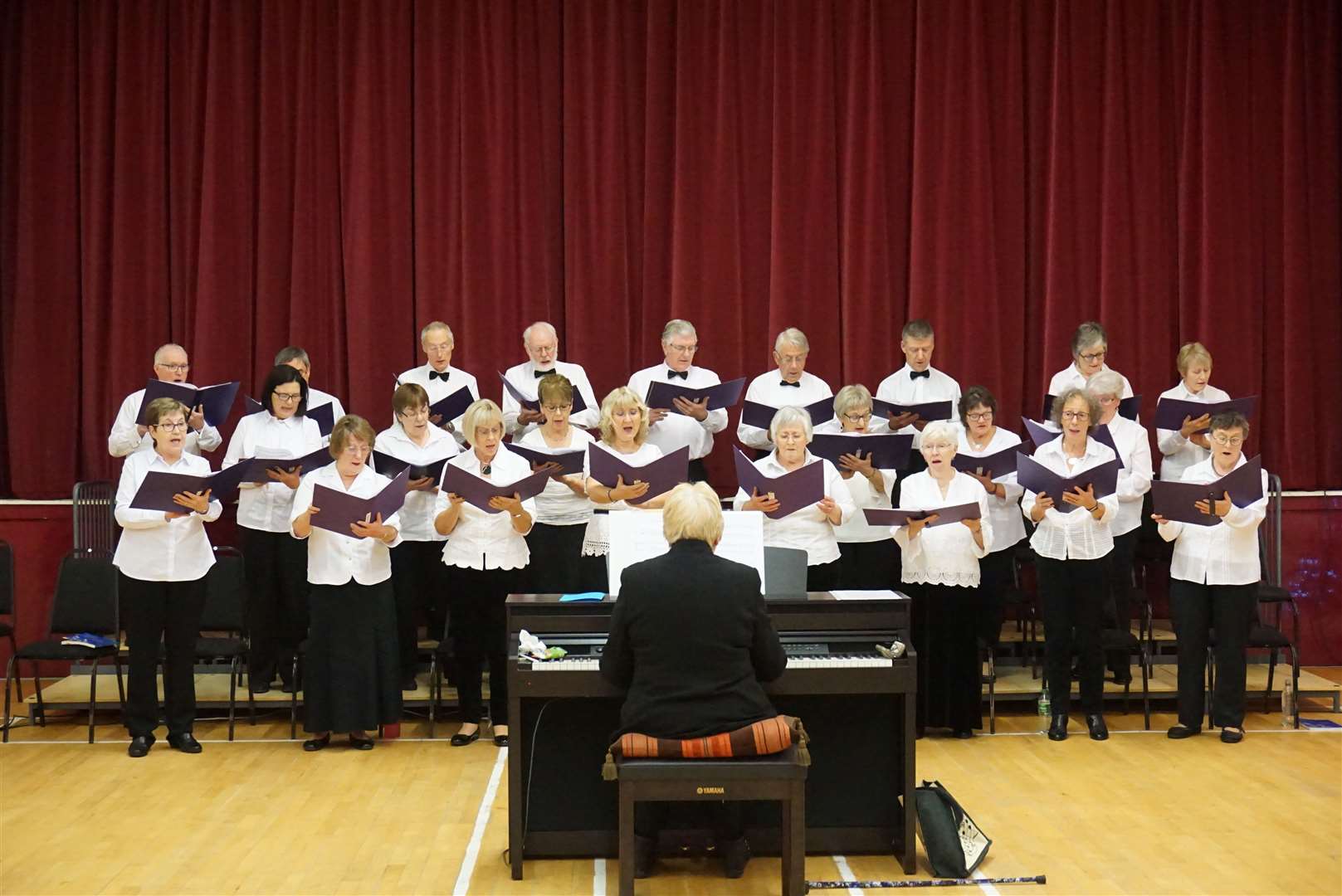 Tain Choral group in fine voice.