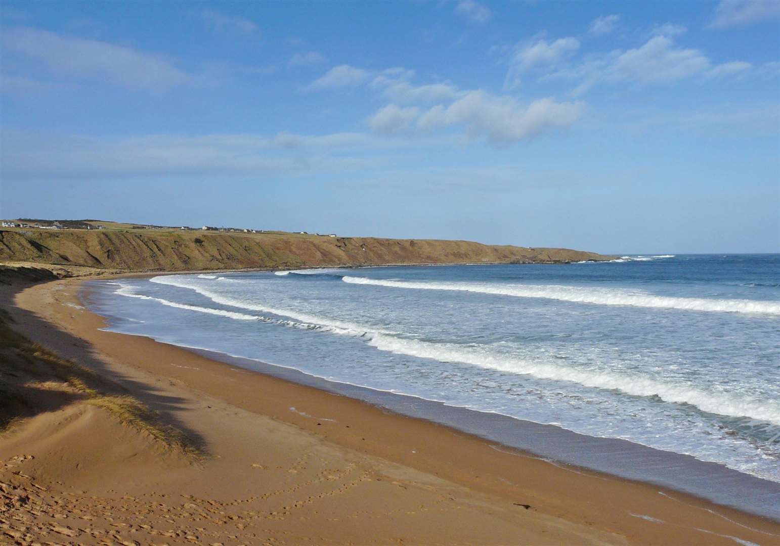 Melvich beach was found to be among the top 10 coastal sites at risk because of climate change.