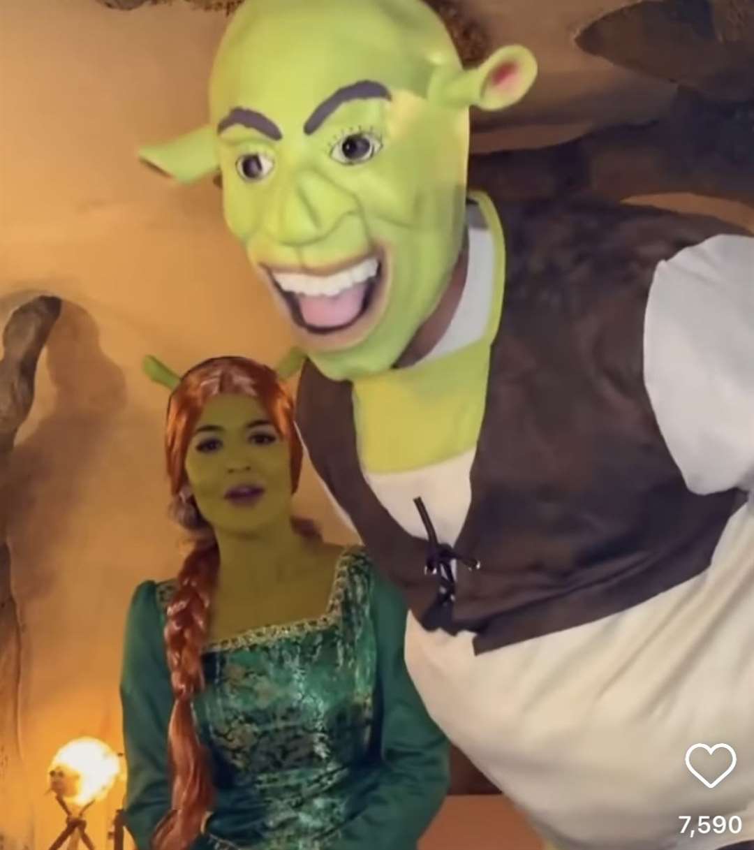 Don't mind us, we're just two grown adults dressing up around Shrek's , Taika Waititi