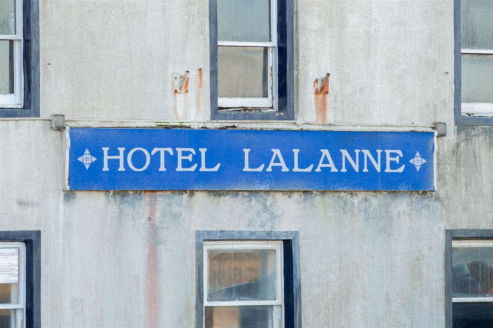 The Shore Inn, Portsoy was transformed into Hotel Lalanne during the filming. Picture: Daniel Forsyth