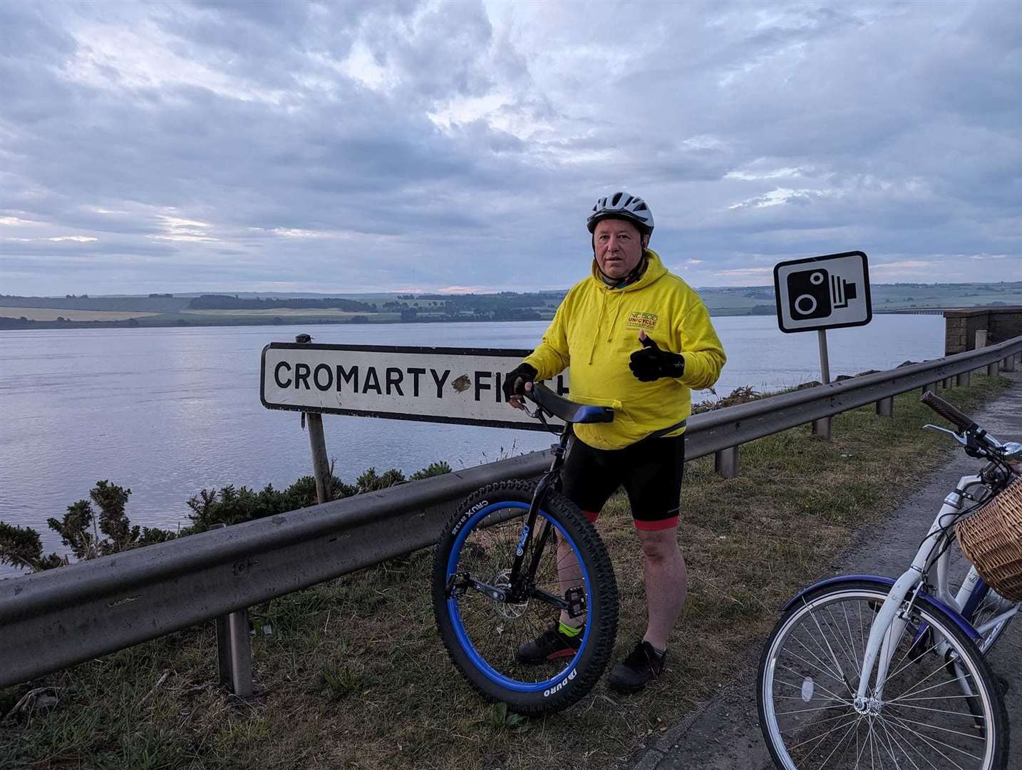 The first bridge of the day over the Cromarty Firth.