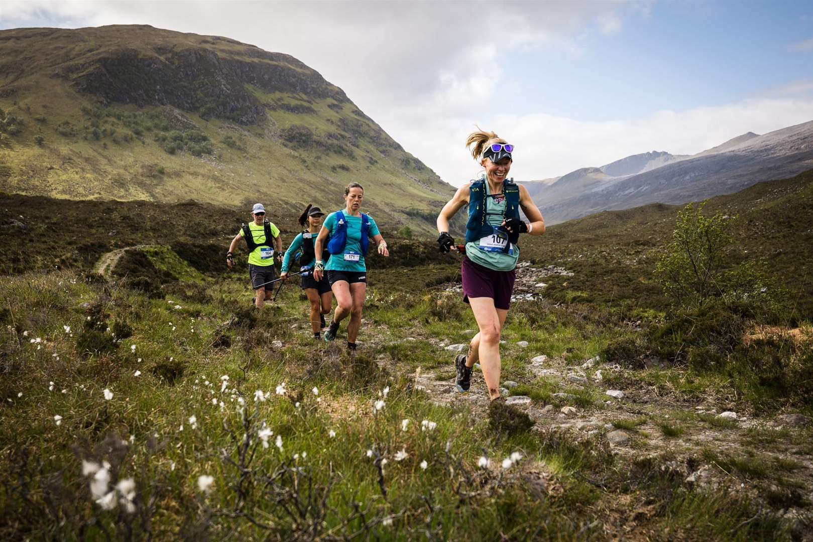 Debbi Martin-Consani enjoys day five of the 2023 Cape Wrath Ultra. Picture: ©Cape Wrath Ultra® | No Limits Photography