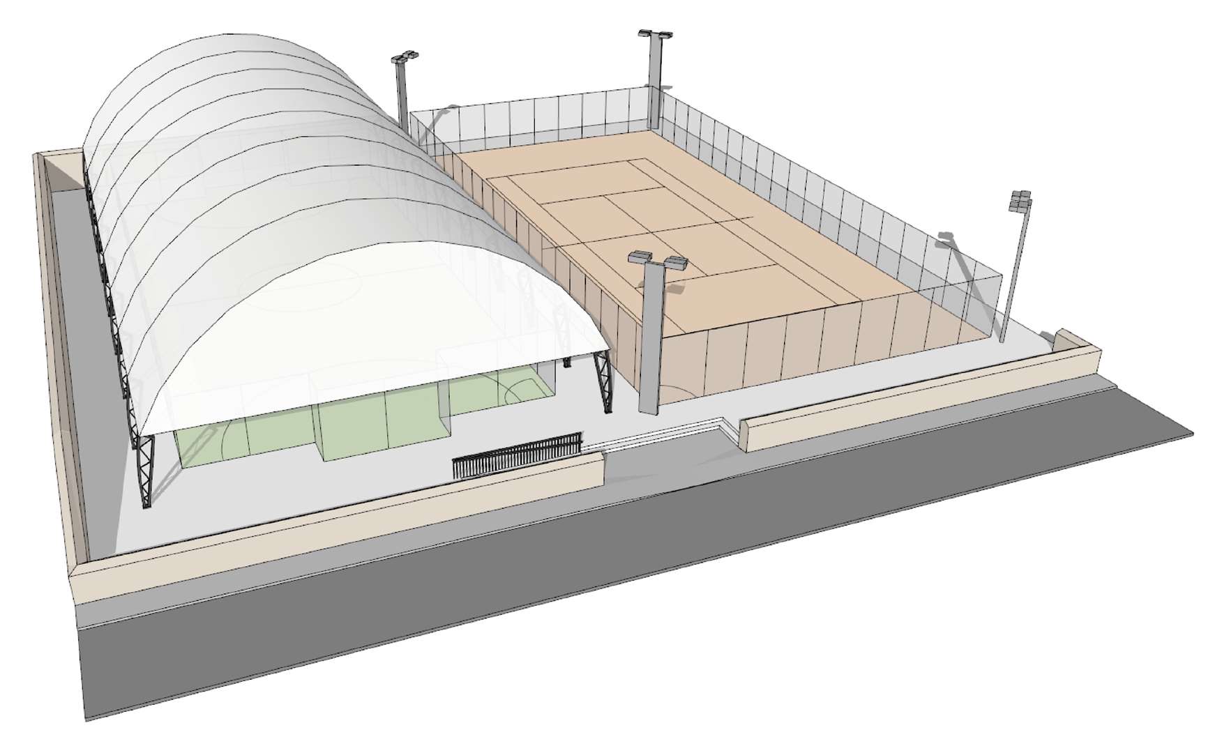 Macbeath Architects, Invergordon, have designed the new MUGA.