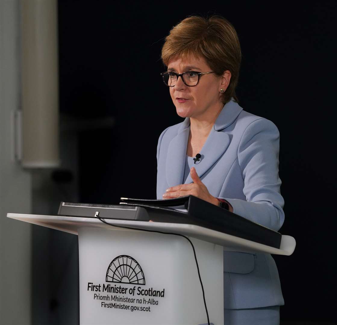 Nicola Sturgeon says we must stem the rise in cases.